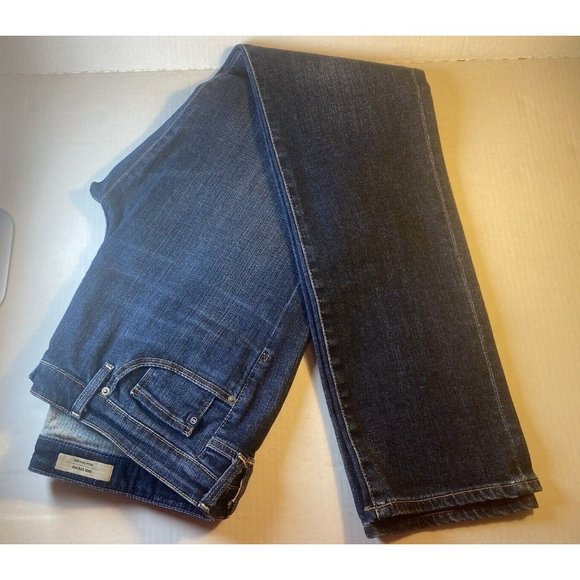 AG Adriano Goldschmied The Stevie Slim Straight Jeans Women's Sz 31R Made in USA - Picture 10 of 16